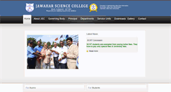 Desktop Screenshot of jawaharsciencecollege.org
